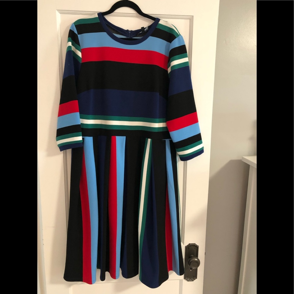 Eloquii stripe dress